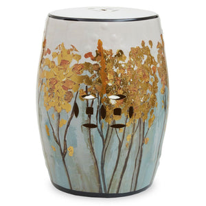 Deep in the Forest Ceramic Stool