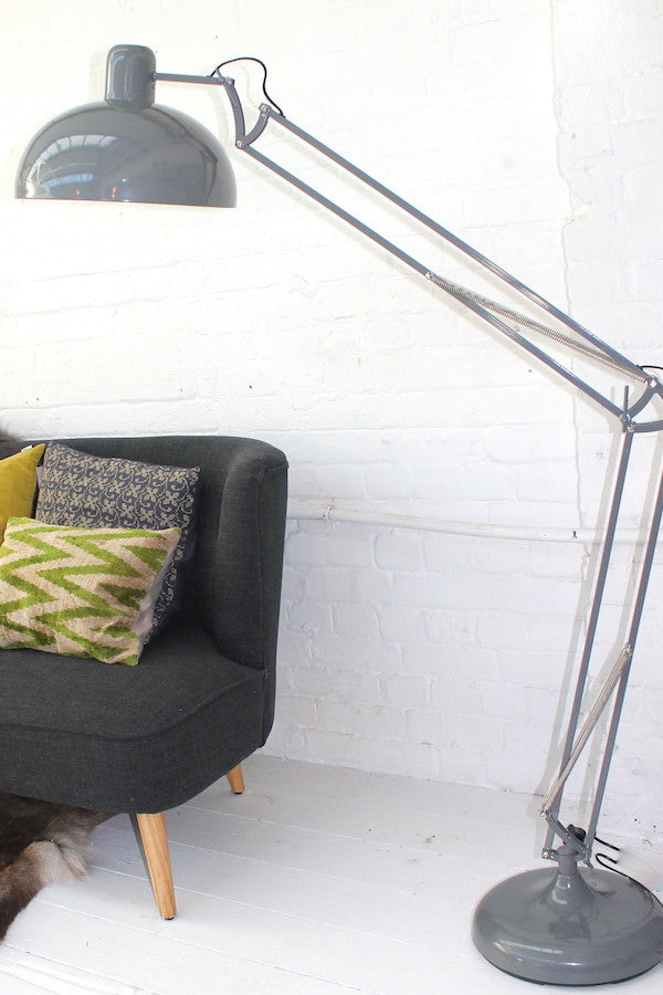 Copper or Coloured Angled Floor Lamp The Forest