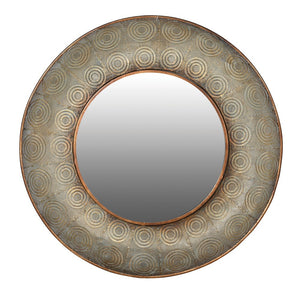 Round Filagree Wall Mirror