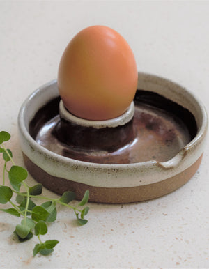 Ceramic Speckled Egg Dish