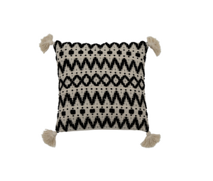 Aztec Square Tufted Cushion