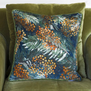 Botanical Velvet Cushions