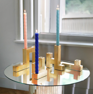 Marshmallow Twist Coloured Candles