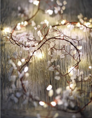 White Gemstone Fairy Light String