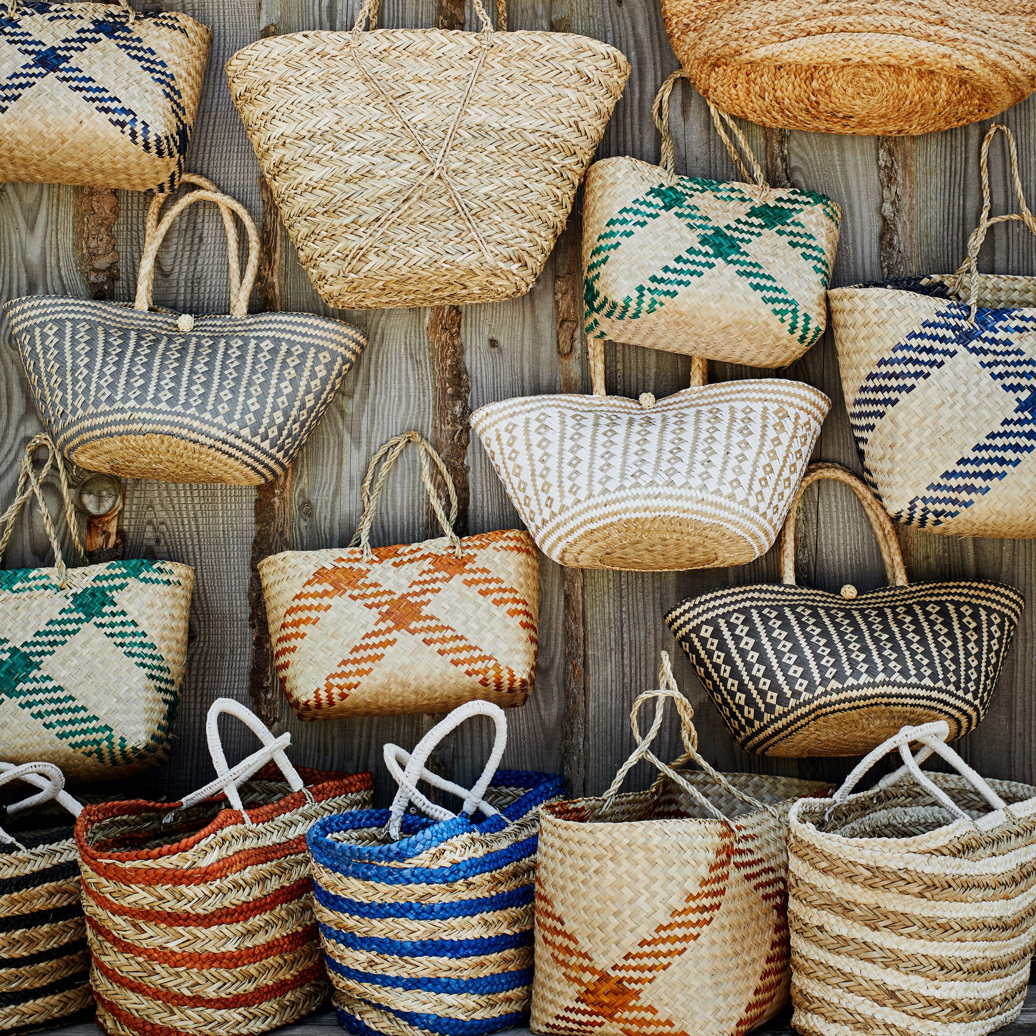 https://theforestandco.com/collections/new-in/products/colourful-stripped-seagrass-baskets-with-handles-pre-order-march