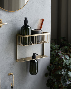 Brass Bath Shelf