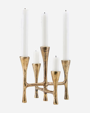 Tristy Brass Candle Stand