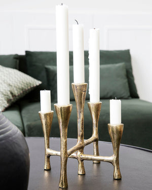 Tristy Brass Candle Stand