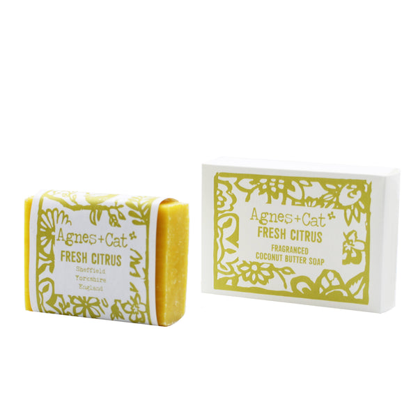 140g Coconut Butter Soap - Fresh Citrus