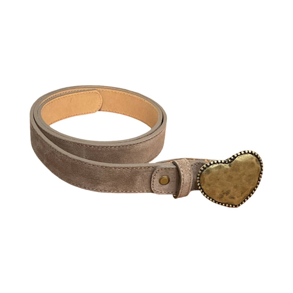 ITALIAN LEATHER BELT 028: Mole / M