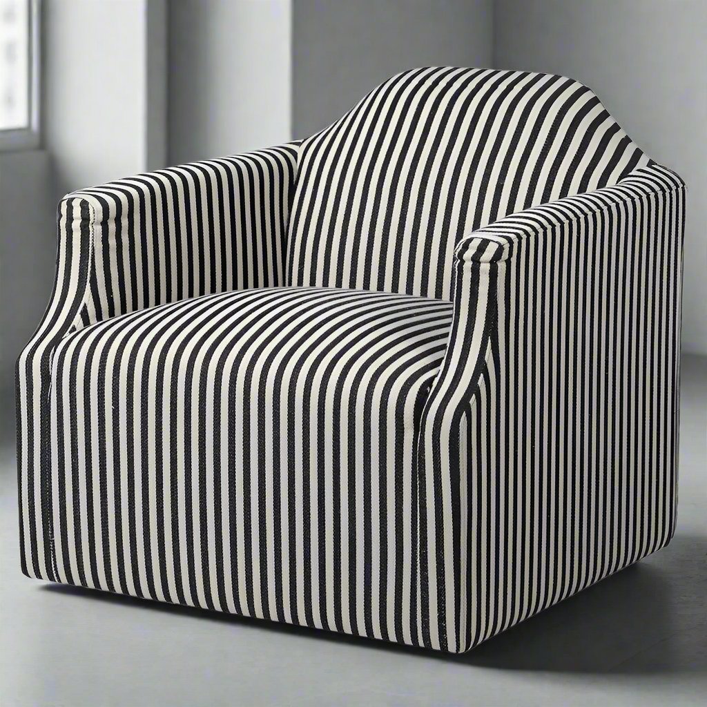 Candy Striped Swivel Chair The Forest