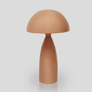 Domed table lamp in blush