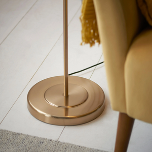 Brushed Aged Brass Floor Lamp