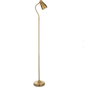 Classic Flexi Floor Lamp in brushed aged brass