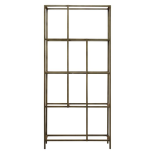 Bronze display unit on white background