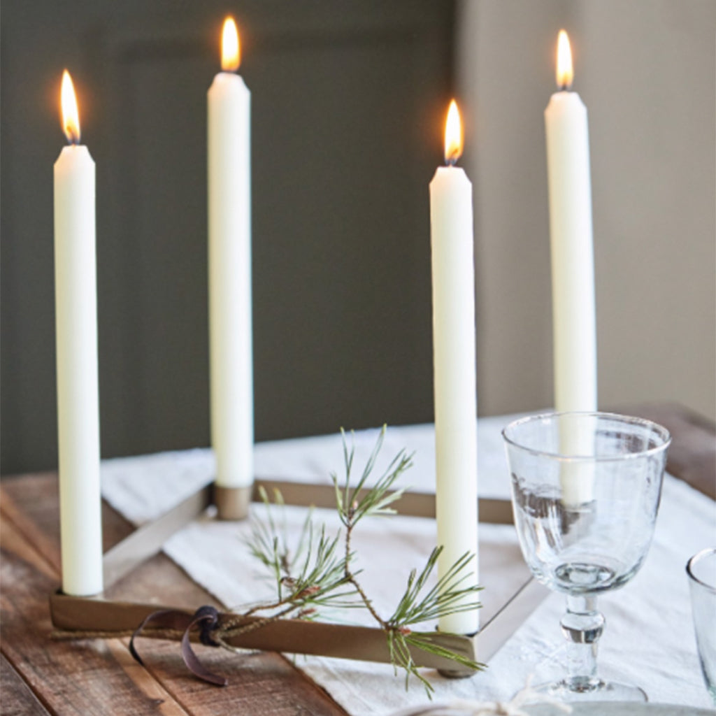 Square Advent Candle Holder The Forest Co Square advent candle holder the forest co