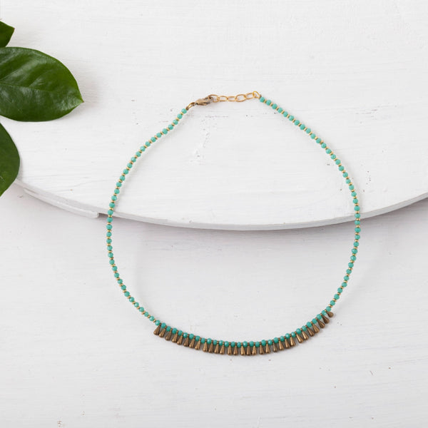 Beaded Dew Drop Necklace In A Personalised Gift Box