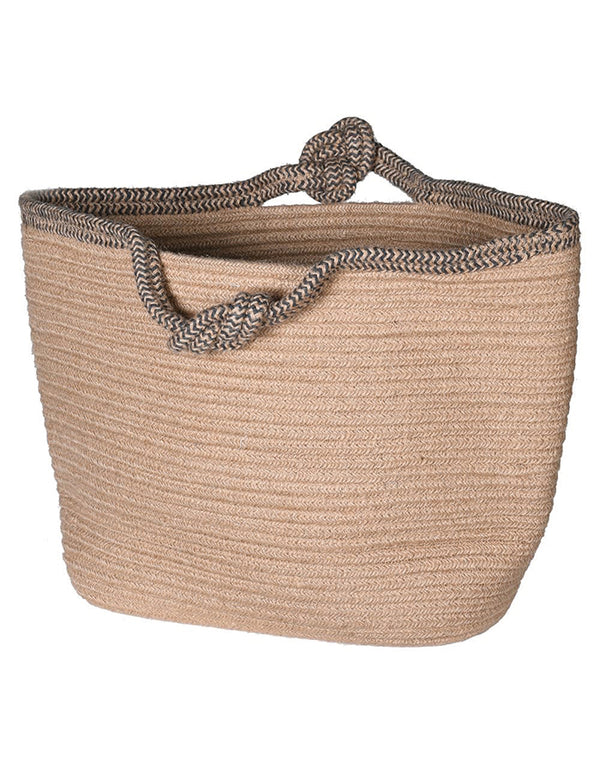 Natural Jute with Knotted Handle