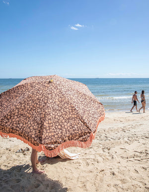Vintage Floral Beach parasol