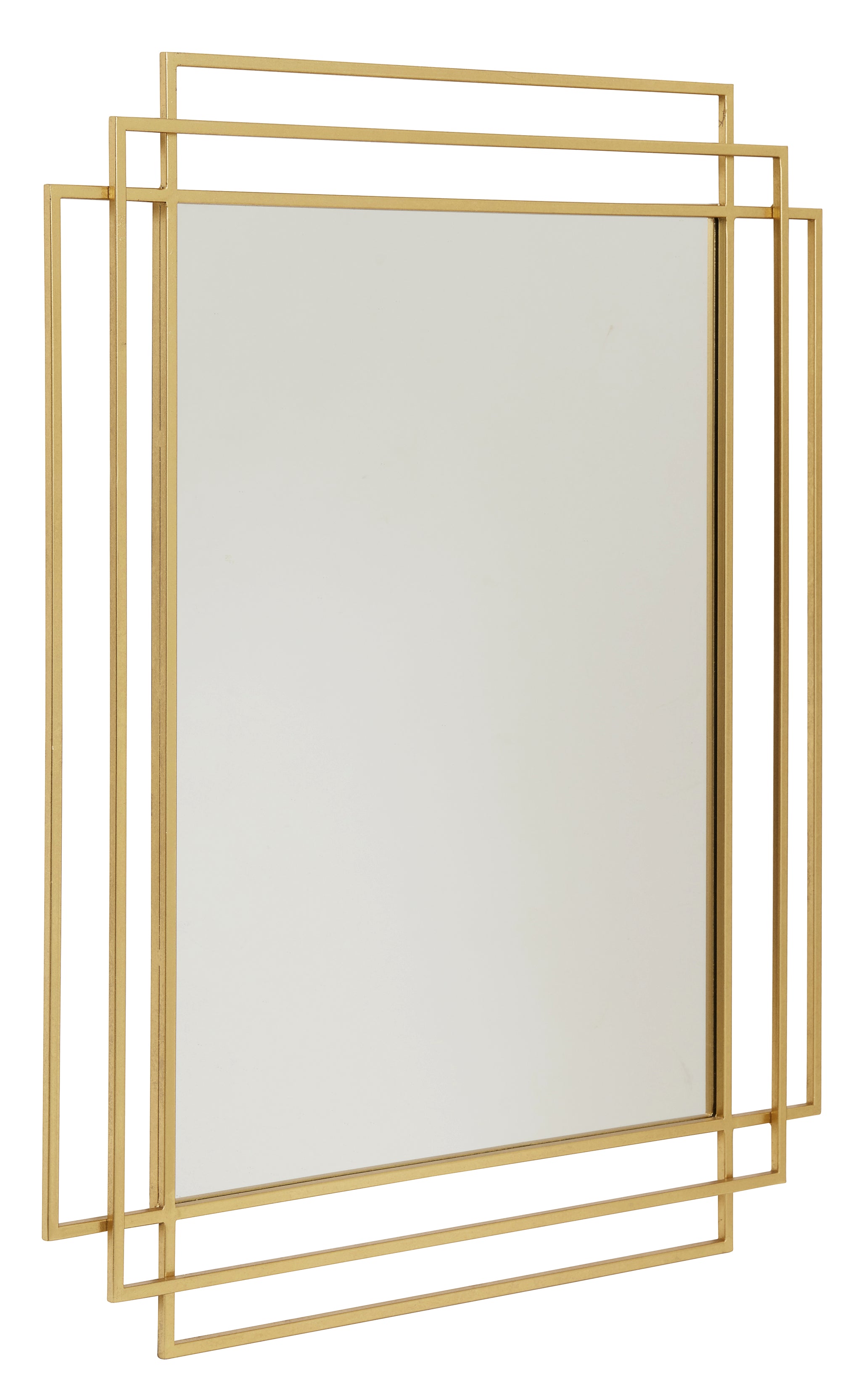 Golden Square Tiered Mirror - The Forest & Co.