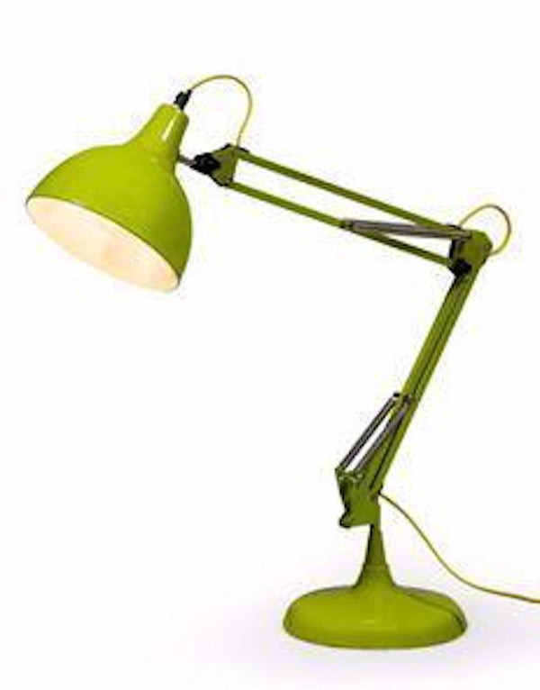 Lime Angled Desk Lamp