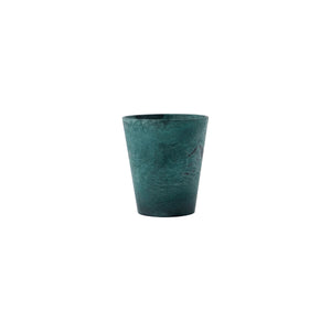 Set of Four Emerald Marble Cups