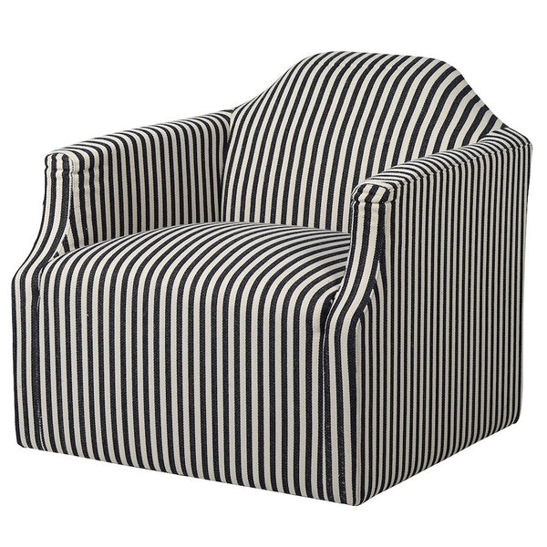 Candy Striped Swivel Chair