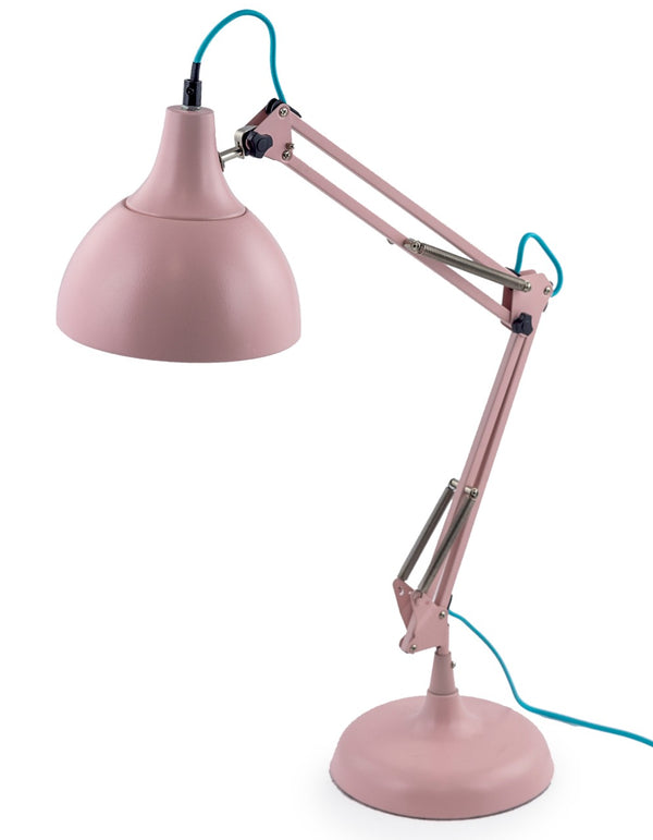 Blush Pink Angled Desk Lamp