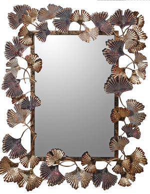 Ginkgo Leaf Wall Mirror