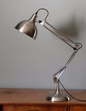 Brushed Steel Desk Lamp