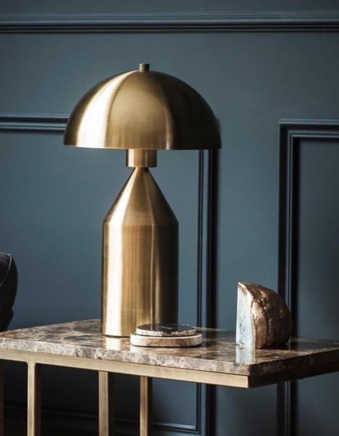 Gold Dome Lamp - Main Image
