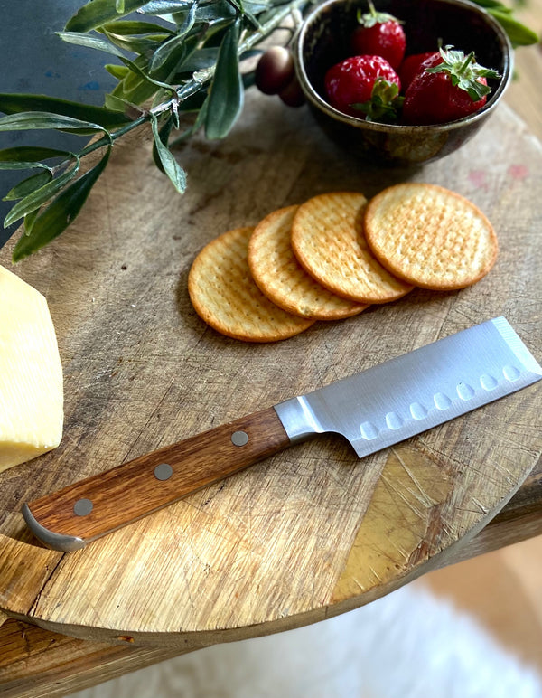 Hardwood And Steel Cheese Knife