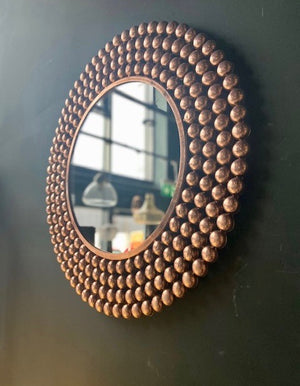 Copper Bobble Mirror