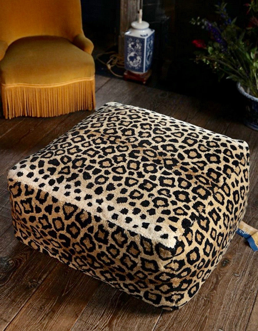 Leopard Print Pouffe The Forest - Main Image
