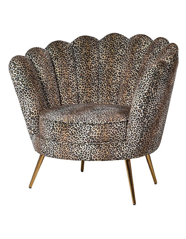 Leopard Shell Chair