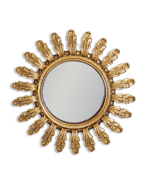 A Choice Of Burnished Gold Sunburst Mirrors