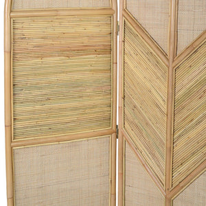 Natural Rattan Curved Screen
