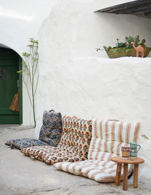 Printed Cotton Chair Mattress - Delivery from 22nd Jan