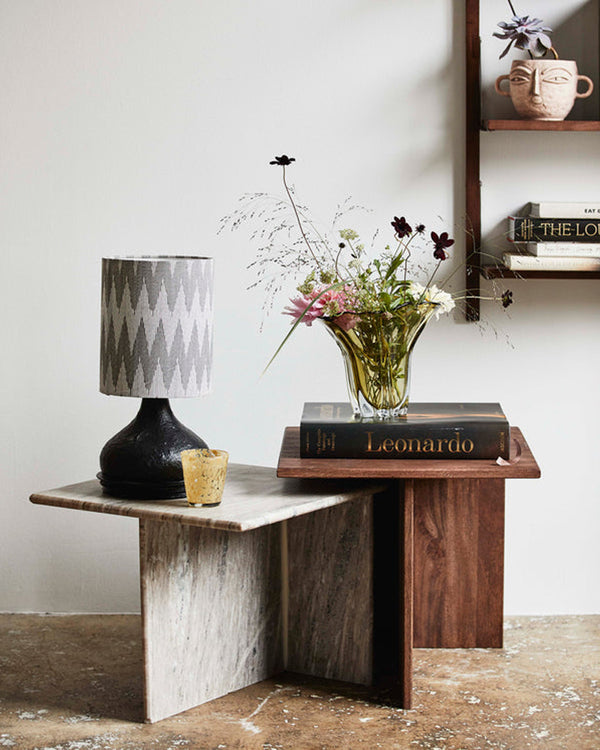 Rustic Aluminium Table Lamp