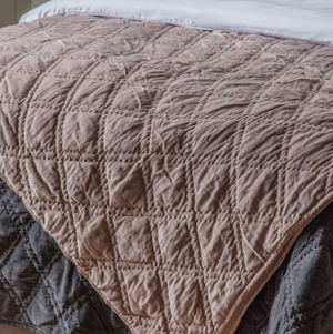 Quilted Diamond Bedspread