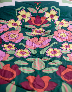 Rose Print Gypsy Quilt