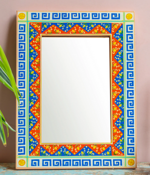 Hand Painted Fruity Mirror