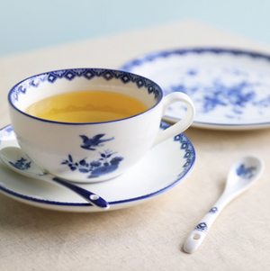 Set Of Six China Delftware Tea Spoons