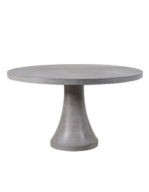 Concrete Circular Dining Table.