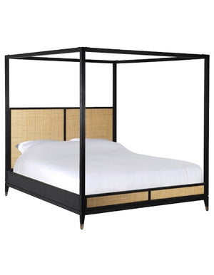 Blackened Four Poster 6ft. Super King Size Bed