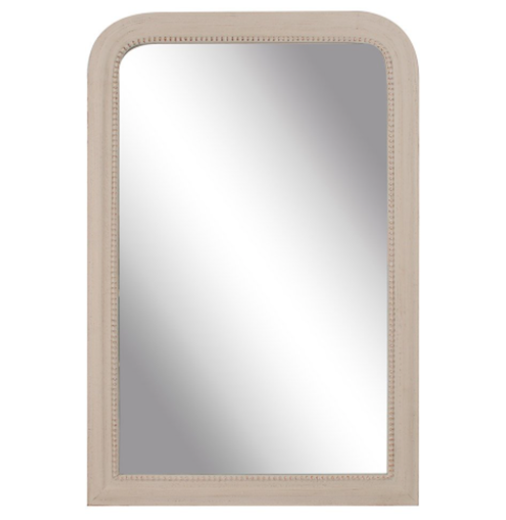 Vintage Edged Wall Mirror In Stone
