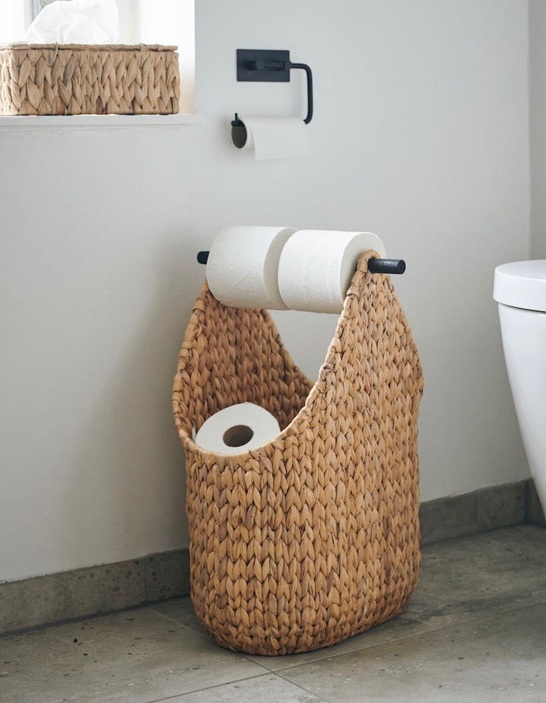 Freestanding Toilet Paper Holder With Storage, 3 Rolls Of Tissue Holder For Bathroom P Dj P185400