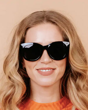 Gloss Black Reader Sunglasses