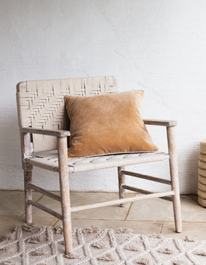 Mango Wood Woven Chair