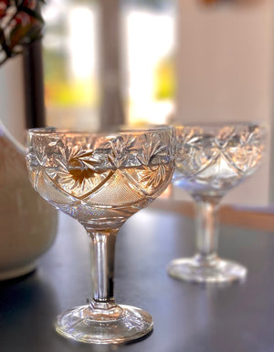 Set Of Two Classic Champagne Coupes